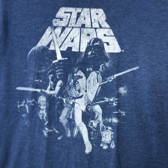 Star Wars stretch Mens Tee T Shirt L Large - Picture 3 of 6